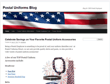Tablet Screenshot of postaluniformsblog.com